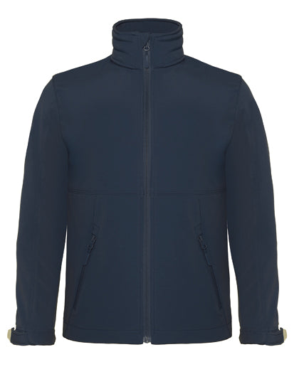 Kids´ Hooded Softshell Jacket Navy