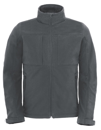 Men´s Hooded Softshell Dark Grey (Solid)