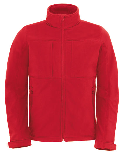 Men´s Hooded Softshell Red
