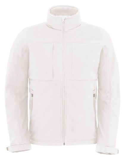 Men´s Hooded Softshell White