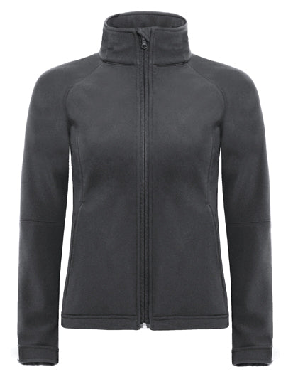 Women´s Hooded Softshell Dark Grey (Solid)