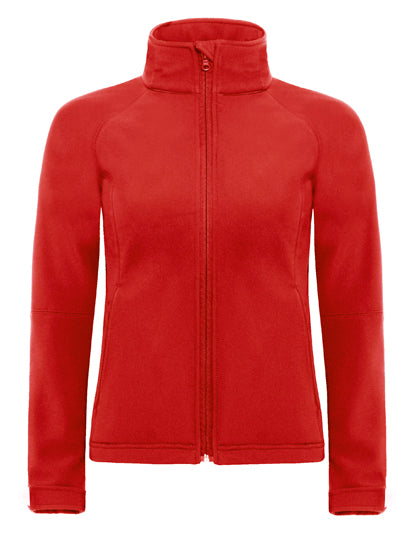 Women´s Hooded Softshell Red