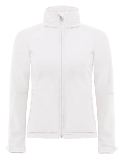 Women´s Hooded Softshell White