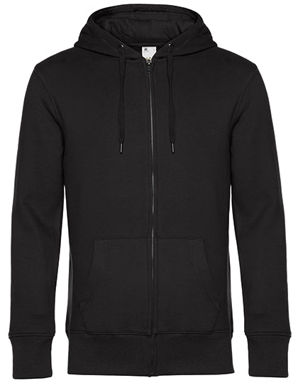 KING Zipped Hood Jacket_° Black Pure