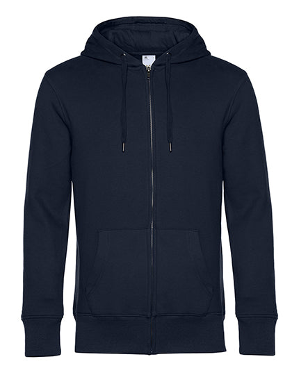 KING Zipped Hood Jacket_° Navy Blue