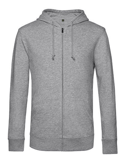Inspire Zipped Hood Jacket_° Heather Grey