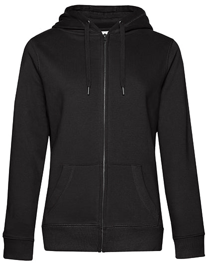 QUEEN Zipped Hood Jacket_° Black Pure