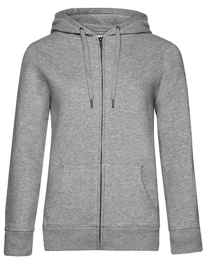 QUEEN Zipped Hood Jacket_° Heather Grey