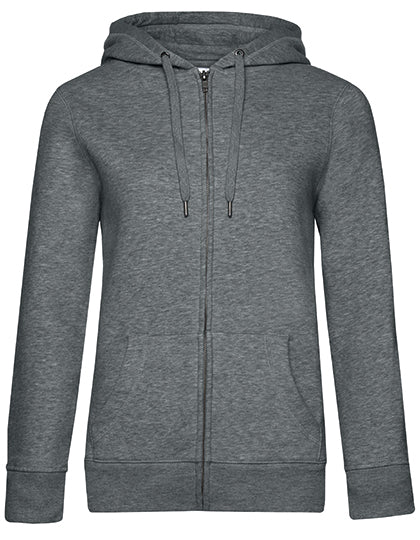 QUEEN Zipped Hood Jacket_° Heather Mid Grey