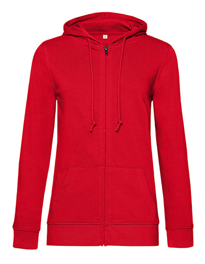 Inspire Zipped Hood Jacket /Women_° Red