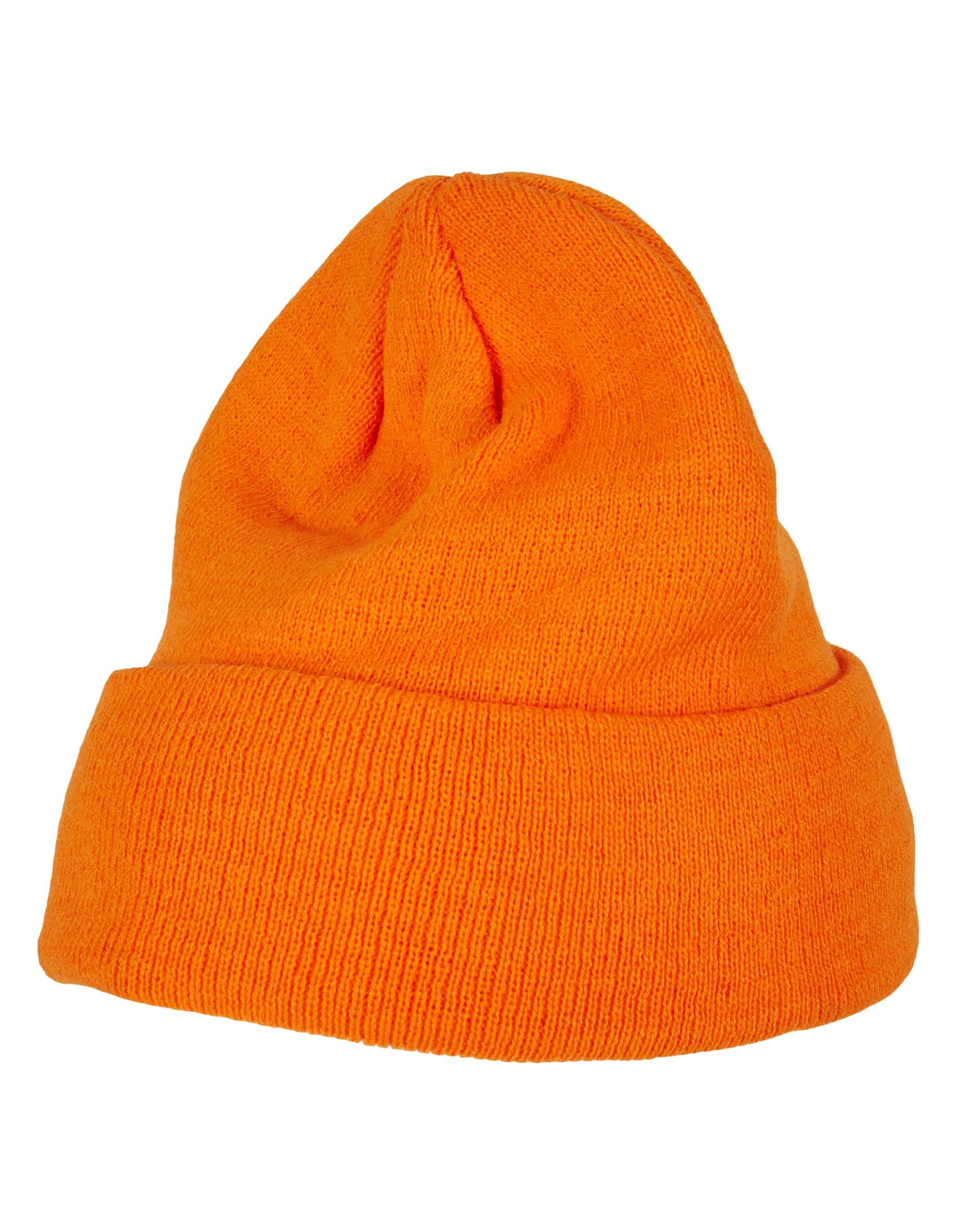 Heavy Knit Beanie Orange