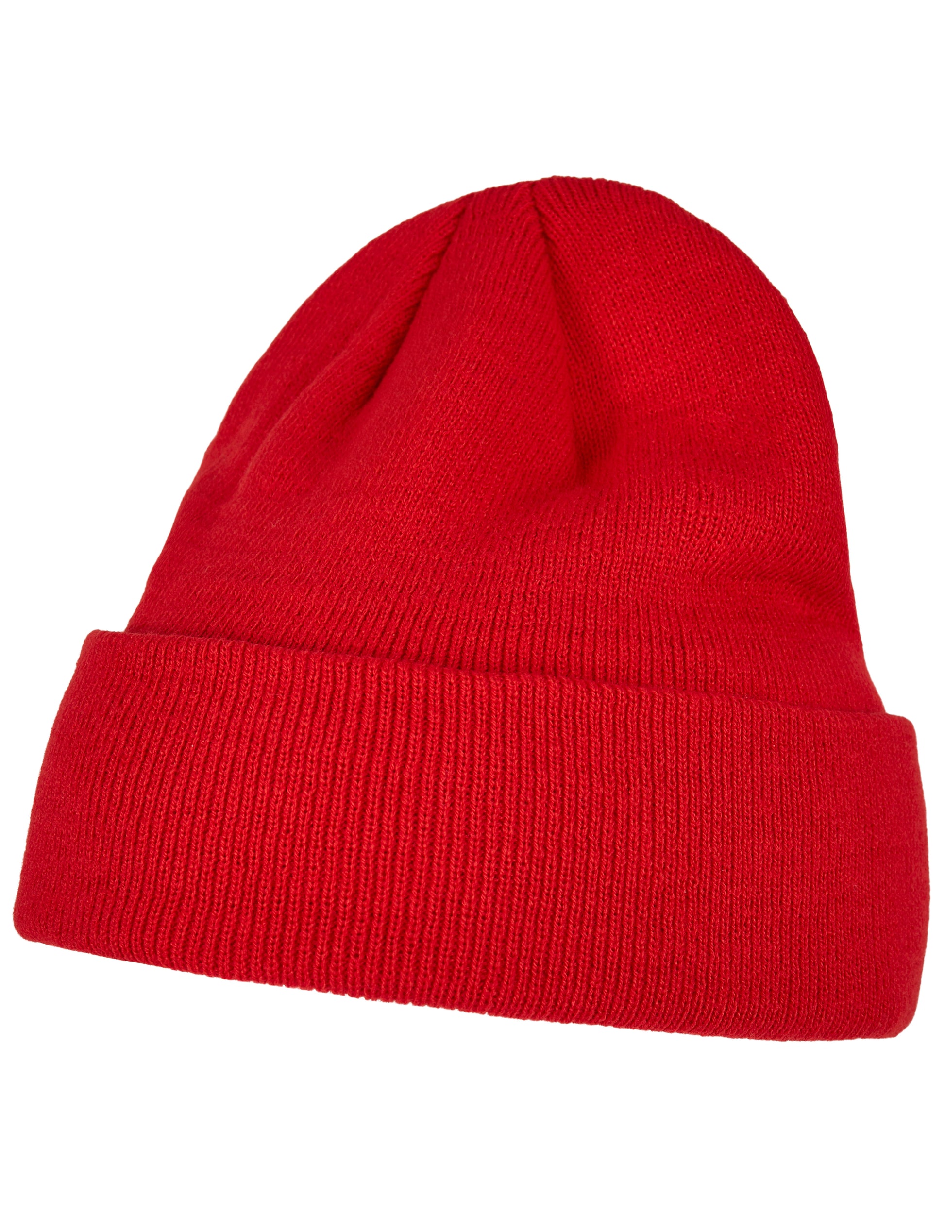 Heavy Knit Beanie Red