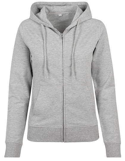Ladies´ Terry Zip Hoody Heather Grey