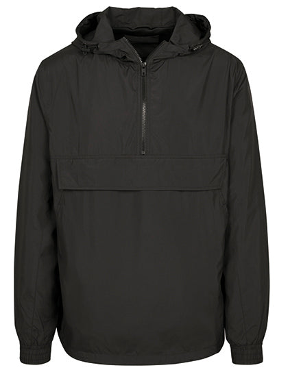 Basic Pull Over Jacket Black