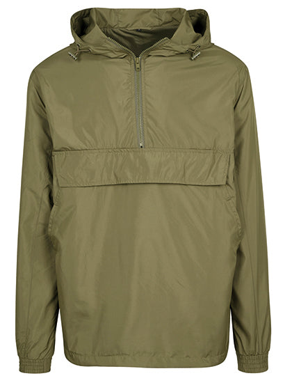 Basic Pull Over Jacket Olive
