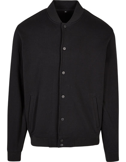Men´s Heavy Tonal College Jacket Black