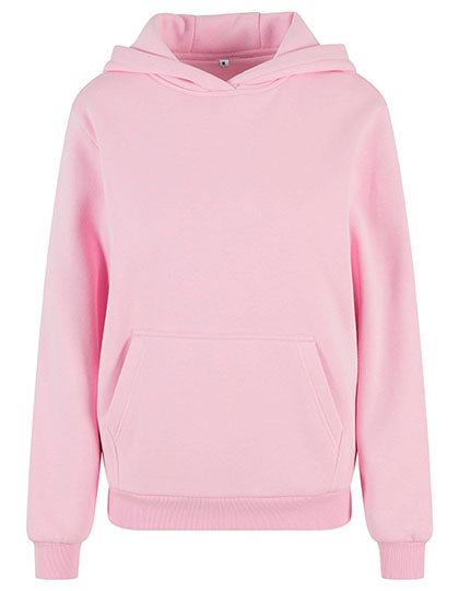 Ladies Fluffy Hoody Soft Pink