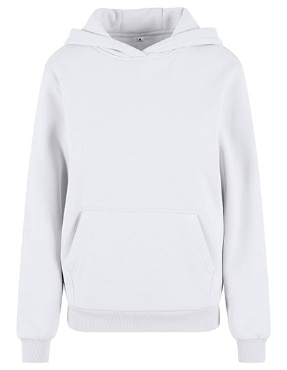 Ladies Fluffy Hoody White