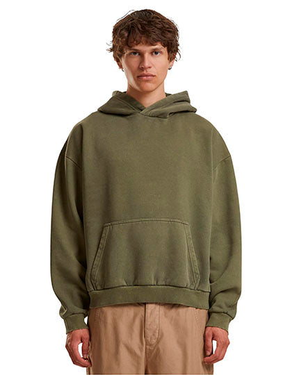 Vintage Heavy Hoodie Warm Khaki