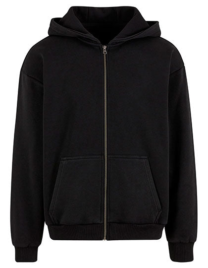 Vintage Heavy Zip Hoodie Black