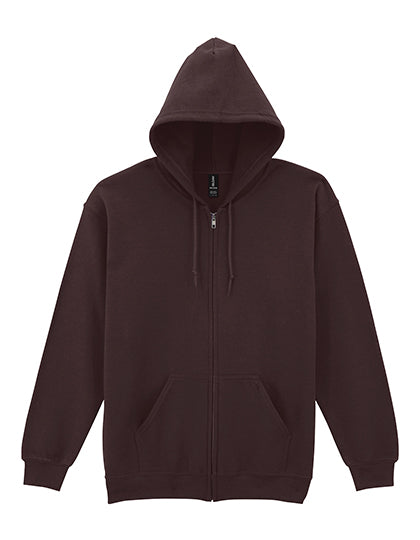 Heavy Blend™ Adult Full Zip Hooded Sweatshirt Dark Chocolate