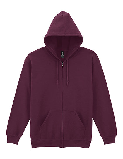 Heavy Blend™ Adult Full Zip Hooded Sweatshirt Maroon