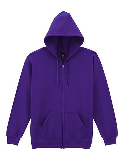 Heavy Blend™ Adult Full Zip Hooded Sweatshirt Purple