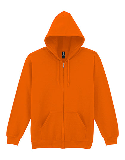 Heavy Blend™ Adult Full Zip Hooded Sweatshirt Safety Orange