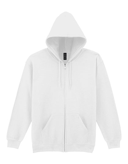 Heavy Blend™ Adult Full Zip Hooded Sweatshirt White