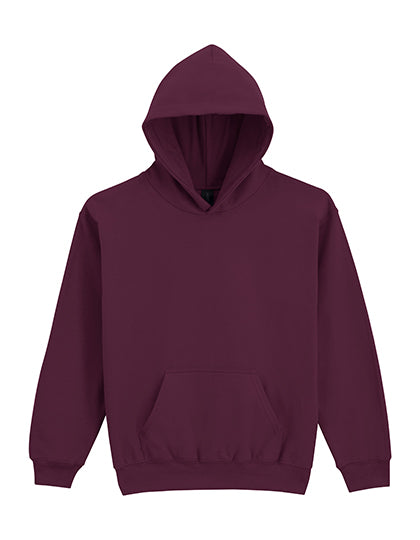 Softstyle® Midweight Fleece Youth Hoodie Maroon