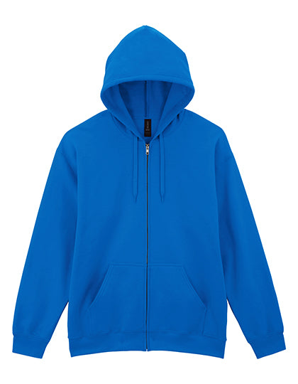 Softstyle® Midweight Fleece Adult Full Zip Hooded Sweatshirt Royal