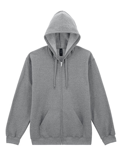 Softstyle® Midweight Fleece Adult Full Zip Hooded Sweatshirt Sport Grey (Heather)