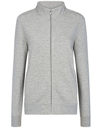 Women´s Premium Full-Zip Sweat Jacket Grey Melange