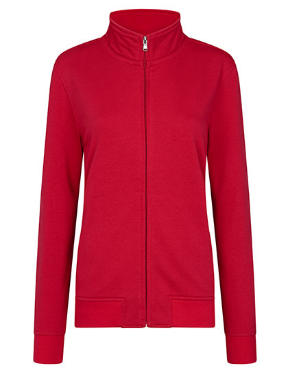 Women´s Premium Full-Zip Sweat Jacket Red