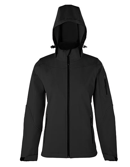 Women´s Hooded Soft-Shell Jacket Dark Grey