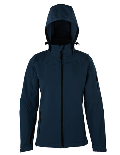 Women´s Hooded Soft-Shell Jacket Navy