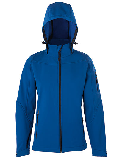 Women´s Hooded Soft-Shell Jacket Royal Blue