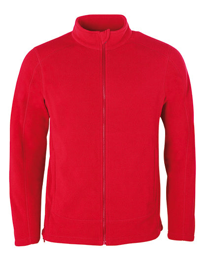 Men´s Full- Zip Fleece Jacket Red