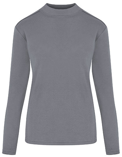 Women´s Premium Highneck Longsleeve Tees Stone