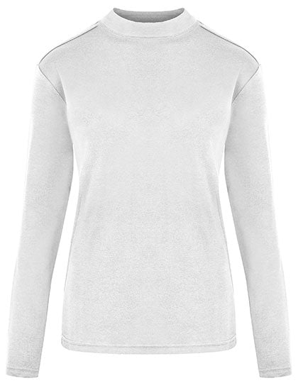 Women´s Premium Highneck Longsleeve Tees White