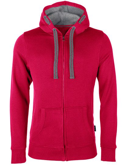 Men´s Hooded Jacket Raspberry