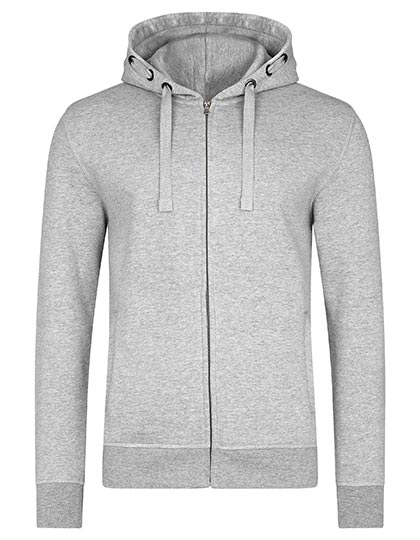 Men´s Premium Hooded Jacket Grey Melange