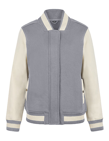 Women´s Premium College Jacket Stone