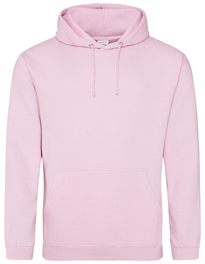 College Hoodie Baby Pink