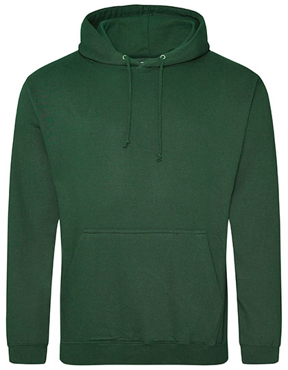 College Hoodie Bottle Green