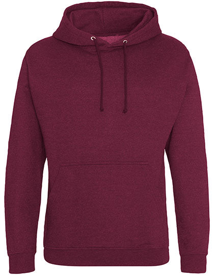 College Hoodie Burgundy Smoke