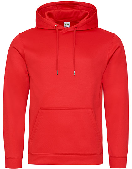 Sports Polyester Hoodie Fire Red