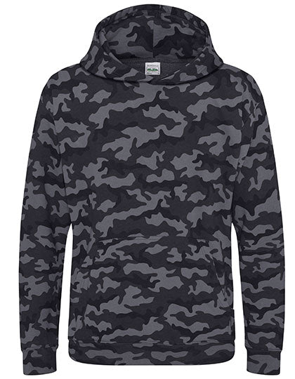 Kids´ Camo Hoodie Black Camo