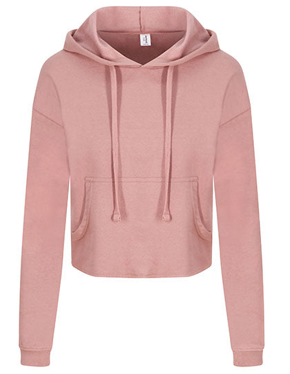 Women´s Cropped Hoodie Dusty Pink