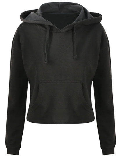 Women´s Cropped Hoodie Jet Black